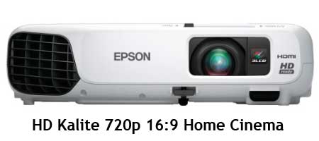 hd-720p ev projektörler