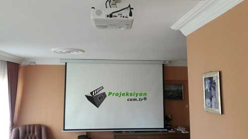 uygun fiyata ev sinema projektör sistem kurulum hd