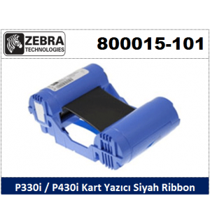 Zebra P330i-P430i Kart Yazıcı Ribon Siyah 800015-101