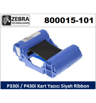 Zebra P330i-P430i Kart Yazıcı Ribon Siyah 800015-101