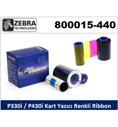 Zebra P330i-P430i Kart Yazıcı Ribon Renkli 800015-440