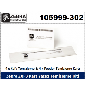 Zebra Kart Yazıcı Temizlik Kiti 105999-302 (ZXP3 Serisi)