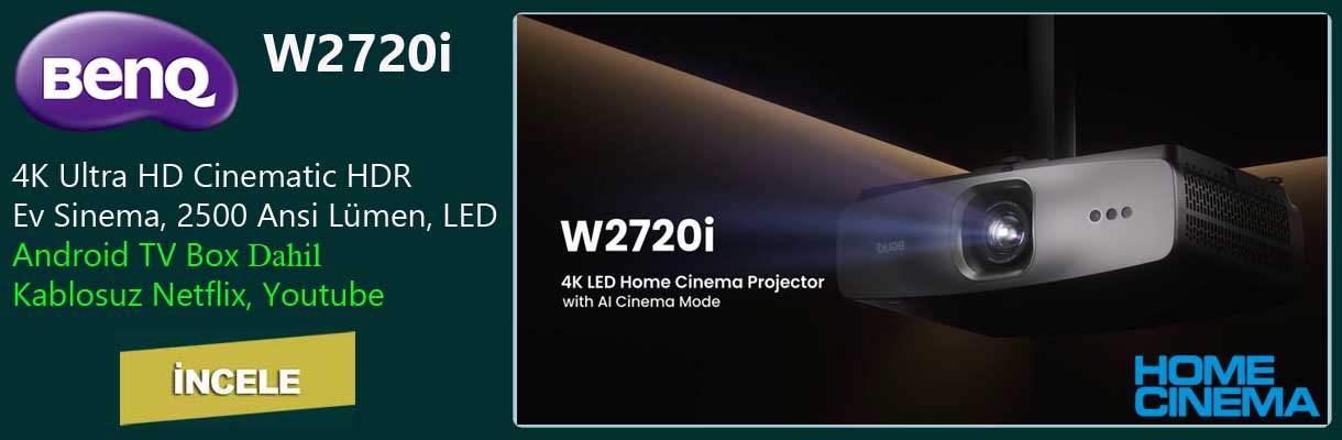 BenQ W2720i Projeksiyon Cihazı Banner