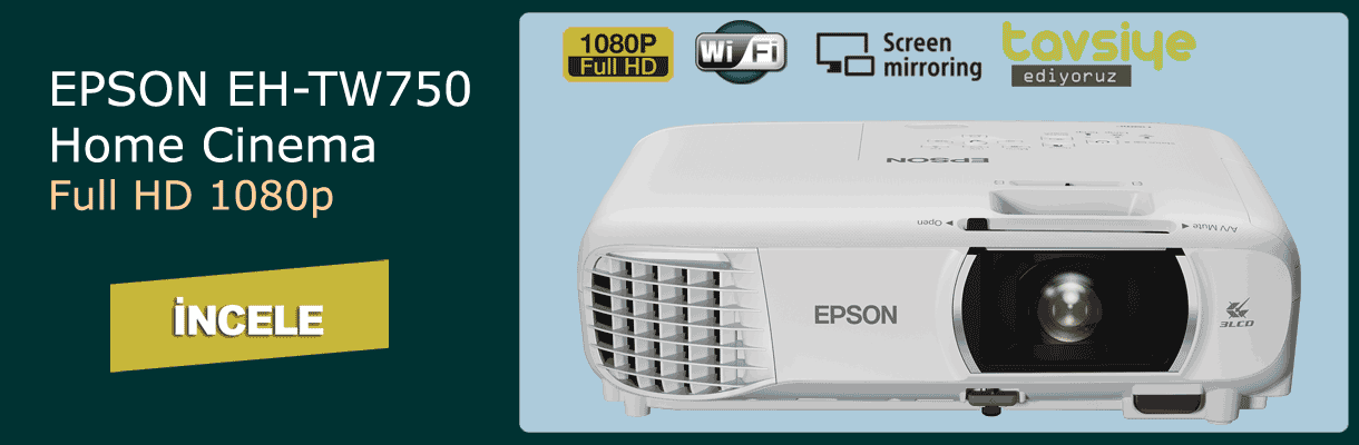 EPSON TW750 Projeksiyon Kampanyası