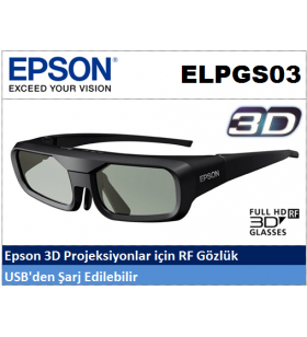EPSON ELPGS03 3D Projeksiyon Gözlüğü