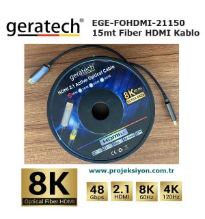 Geratech 8K Fiber HDMI Kablo 15MT 