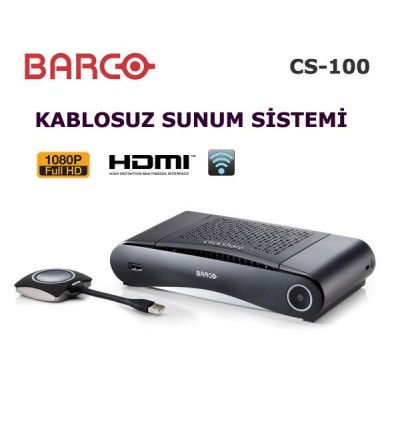 Barco ClickShare CS-100 Kablosuz Sunum Cihazı