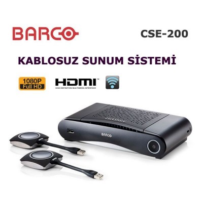Barco ClickShare CSE-200 Kablosuz Sunum Cihazı