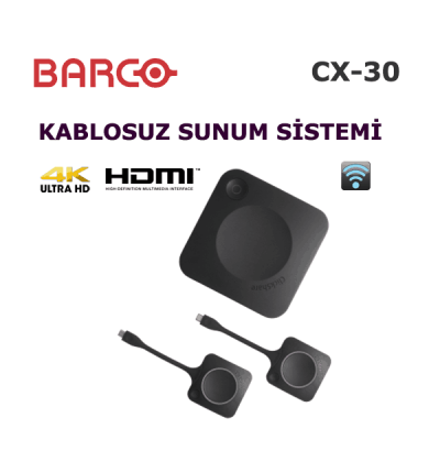 Barco ClickShare CX-30 Kablosuz Sunum Cihazı