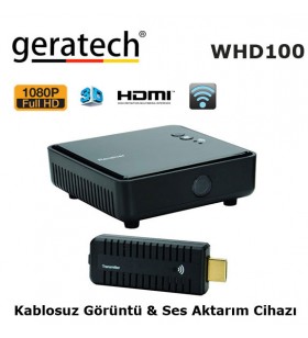 GERATECH WHD100 Kablosuz Görüntü-Ses Aktarım Cihazı
