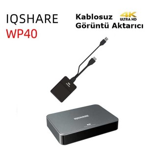 IQSHARE WP40 4K UHD Kablosuz Görüntü Aktarım Sistemi