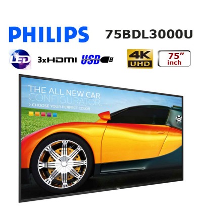 PHILIPS 75 inch PROFESYONEL UHD LED MONİTÖR 75BDL3000U