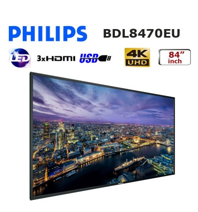 PHILIPS BDL8470EU 84 inch PROFESYONEL UHD LED MONİTÖR 