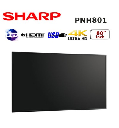 SHARP PN-H801 80 inch PROFESYONEL LED MONİTÖR