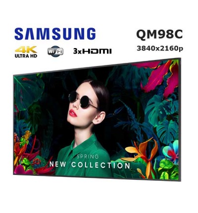 SAMSUNG QM98C 98 inch PROFESYONEL CRYSTAL UHD SIGNAGE EKRAN