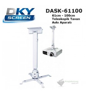 DKYSCREEN DASK-61100 Teleskopik Projeksiyon Tavan Askı Aparatı (61-100cm) DKYSCREEN DASK-61100 Teleskopik Projeksiyon Tavan Askı Aparatı (61-100cm)