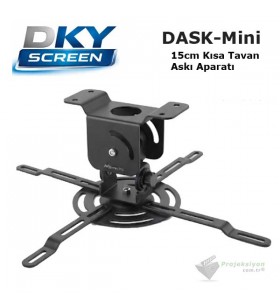 DKYSCREEN DASK-Mini Projeksiyon Tavan Askı Aparatı (15cm) DKYSCREEN DASK-Mini Projeksiyon Tavan Askı Aparatı (15cm)