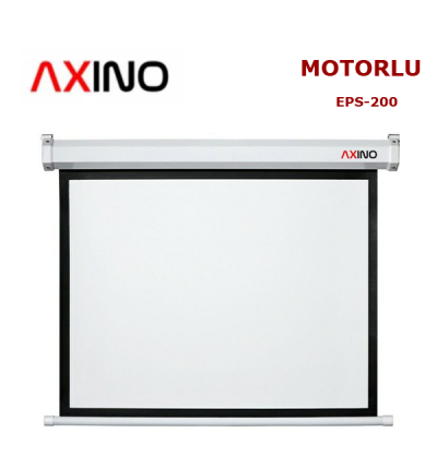 AXINO-EPS-200 MOTORLU 200x200cm PROJEKSİYON PERDESİ