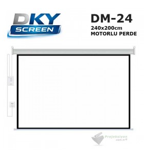 DKYSCREEN DM-24 Motorlu Projeksiyon Perdesi (240x200cm)