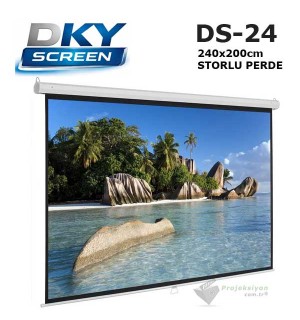 DKYSCREEN DS-24 Storlu Projeksiyon Perdesi (240x200cm)