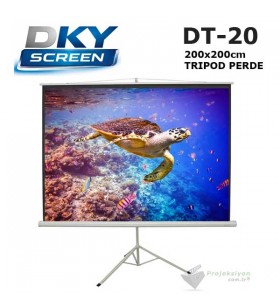 DKYSCREEN DT-20 Tripod Ayaklı Projeksiyon Perdesi (200x200cm)