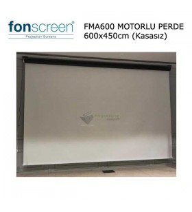 FONSCREEN FMA600 Motorlu 600x450cm Projeksiyon Perdesi