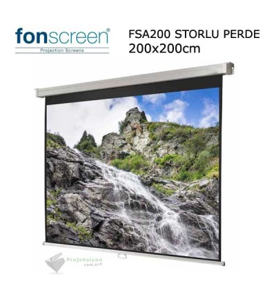 FONSCREEN FSA200 Storlu 200x200cm Projeksiyon Perdesi