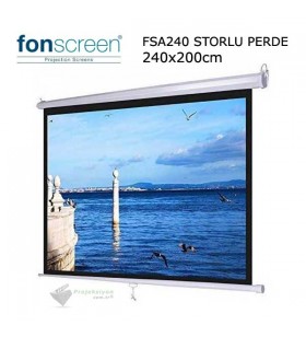 FONSCREEN FSA240 Storlu 240x200cm Proejeksiyon Perdesi