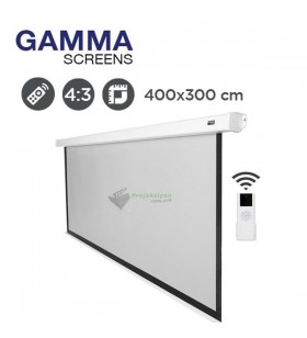 Gamma Screens Motorlu Projeksiyon Perdesi (400x300cm) 