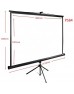 HAVIT PS84 Tripod Ayaklı Projeksiyon Perdesi 84 inch