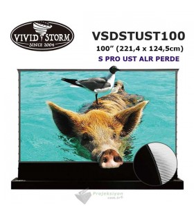 VIVIDSTORM S Pro ALR 100" Floor Screen Motorlu UST Projeksiyon Perdesi (221,4 x 124,5cm)