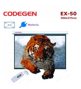 CODEGEN EX-50 Motorlu Projeksiyon Perdesi (500x375cm) 