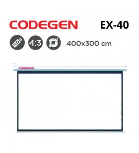 CODEGEN EX-40 Motorlu Projeksiyon Perdesi (400x300cm) 