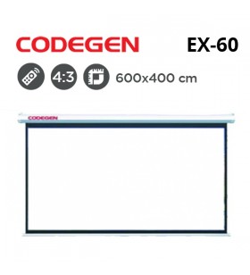 CODEGEN EX-60 Motorlu Projeksiyon Perdesi (600x400cm) 