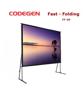 CODEGEN FF-40 Fast Folding Projeksiyon Perdesi 400x300cm