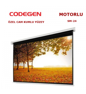 CODEGEN SM-24 MOTORLU 240x200cm PROJEKSİYON PERDESİ