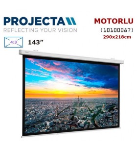 PROJECTA 10100087 Motorlu Projeksiyon Perdesi (290x218cm) 