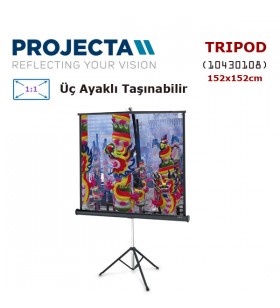 PROJECTA 10430108 Ayaklı Projeksiyon Perdesi (152x152cm) 