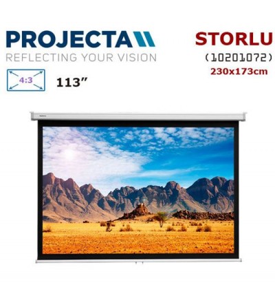 PROJECTA 10201072 Storlu Projeksiyon Perdesi (230x173cm) 