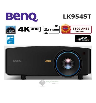 BenQ LK954ST DLP Kısa Mesafe 4K Lazer Projeksiyon Cihazı