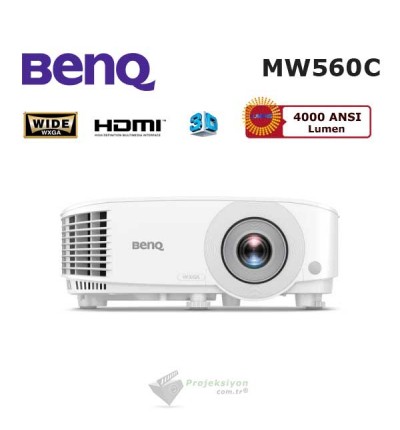 BenQ MW560C DLP WXGA HD 4000 Ansi Lümen Projeksiyon Cihazı BenQ MW560C DLP WXGA HD 4000 Ansi Lümen Projeksiyon Cihazı
