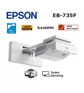 Epson EB-735F Lazer Projeksiyon Cihazı (Ultra Kısa Mesafe)