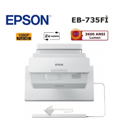 Epson EB-735Fİ Lazer Projeksiyon Cihazı (Ultra Kısa Mesafe)