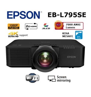 Epson EB-L795SE Full HD Lazer Kısa Mesafe Projeksiyon Cihazı Epson EB-L795SE Full HD Lazer Kısa Mesafe Projeksiyon Cihazı