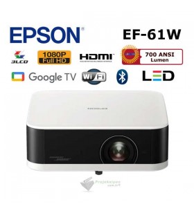 EPSON EF-61W Full HD LED Google TV Smart Ev Sinema Projeksiyon Cihazı EPSON EF-61W Full HD LED Google TV Smart Ev Sinema Projeksiyon Cihazı