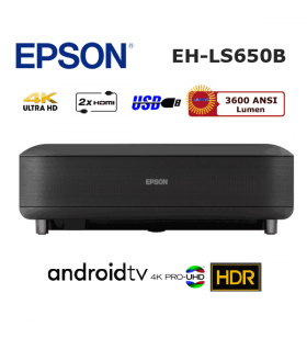 Epson EH-LS650B Android 4K Lazer Ev Sinema Projeksiyonu