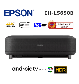 Epson EH-LS650B Android 4K Lazer Ev Sinema Projeksiyonu