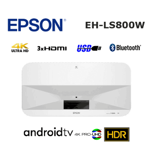 Epson EH-LS800W Android 4K Lazer Ev Sinema Projeksiyonu