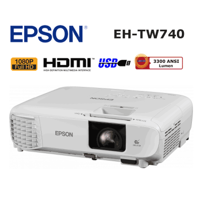 EPSON EH-TW740 KAMPANYA (240x200cm Motorlu Perde + Askı Hediyeli)