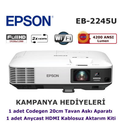 EPSON EB-2245U Kablosuz Full HD Projeksiyon Cihazı